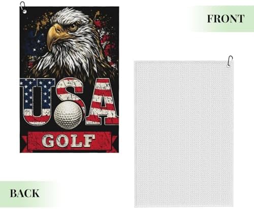 Bald Eagle Golf Towel Microfiber - Image 3