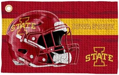 Northwest NCAA Golf Towel, Official Licensed Microfiber Waffle Fabric, by Northwest