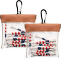 FINGER TEN Transparent Golf Tee Pouch Bag by FINGERTENSport