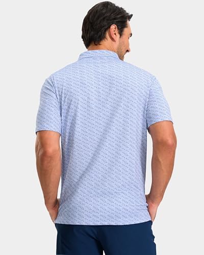Obla Men's Golf Shirt Short Sleeve Dry Fit Collared Polo Shirts - Image 4