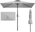 6.5' x 10' Rectangular Patio Umbrella Large Outdoor Market Umbrella w/UV by PatioKingdom