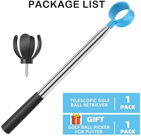 9ft/12ft Telescopic Golf Ball Retriever - Image 2