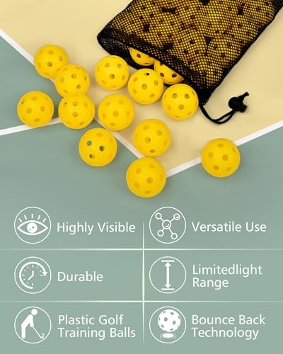 35 Pack Practice Golf Balls Limited Flight Plastic Golf Balls 42mm Practice - Image 2