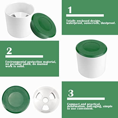 Golf Hole Cups with Golf Hole Cup Cover Golf Practice Set Putting Green Cup and - Image 3