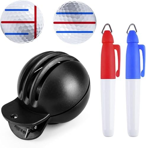 1 Alignment Tool with 2 Golf Ball Stamp Markers Fade-Resistant Golf Ball Liner - Image 5