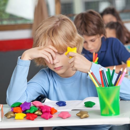 20PCS Colorful for Star Stress Balls Cute Mini Face Foam Toys 2Inch Mini Stress - Image 4