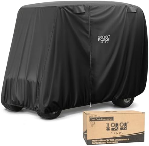 10L0L Universal 2-4 Passenger Golf Cart Cover by 10L0L
