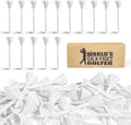 FINGER TEN Unbreakable Golf Tees Plastic 3 1/4 inch 50/100 Pack by FINGERTENSport