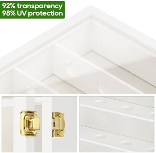 TJ.MOREE 12 Balls Baseball Display Case Wall-Mounted, Durable Wood - Image 5