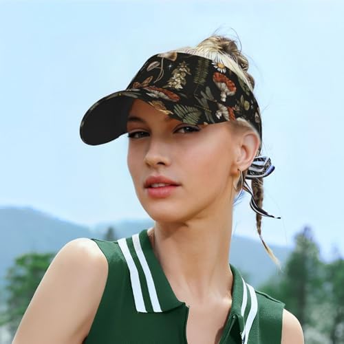 Sports Sun Visor Hats Adjustable Men Women Lightweight Packable Cooling Empty - Image 4