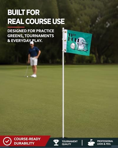 AGAS 19th Hole Golf Flag with Brass Grommets - Image 2