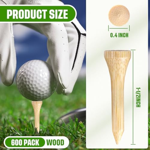 Mudder Bamboo Golf Tees Bulk - Image 2