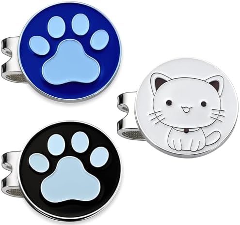 Adhere Golf Ball Markers with Strong Magnetic Hat Clip by Unknown