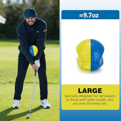 Golf Training Aid Ball, Golf Training Ball Between arms Optimize Impact - Image 2