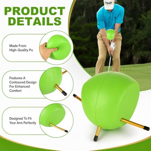 ASelected Golf Training Aid 3-Piece PU Golf Connection Ball - Image 3