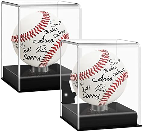Baseball Display Case, UV Protected Acrylic Cube by FavorFishFans