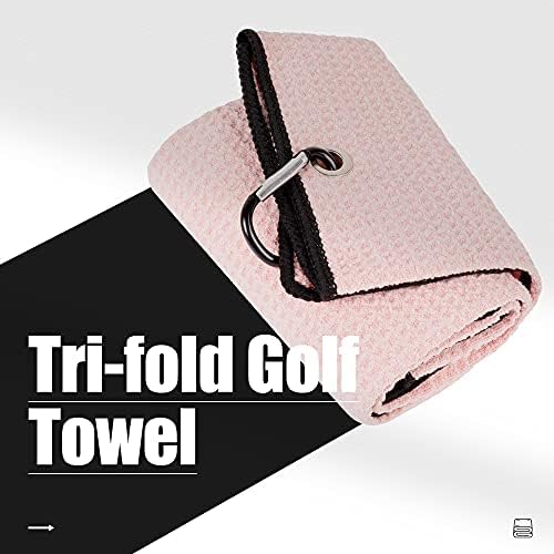 Mile High Life Tri-fold Golf Towel | 16" X 24" | Premium Microfiber Fabric | - Image 2