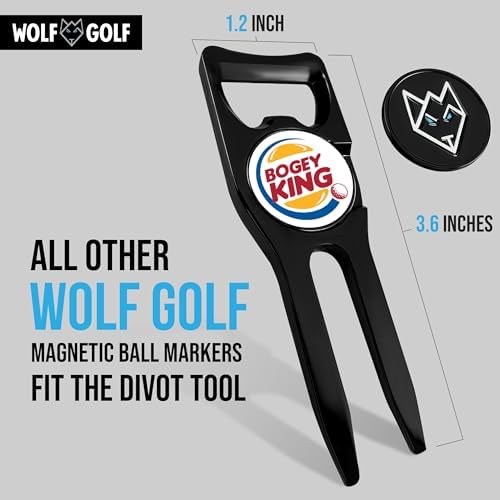 Wolf Golf Towels Divot Repair Tool | 5-in-1 Premium Divot Tool - Image 4
