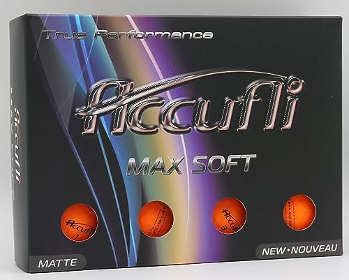 ACCUFLI Max Soft Matte Golf Balls by ACCUFLI