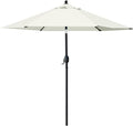 Sunnyglade 7.5' Patio Umbrella Outdoor Table Umbrella Tilt Crank Beige | Market by Sunnyglade