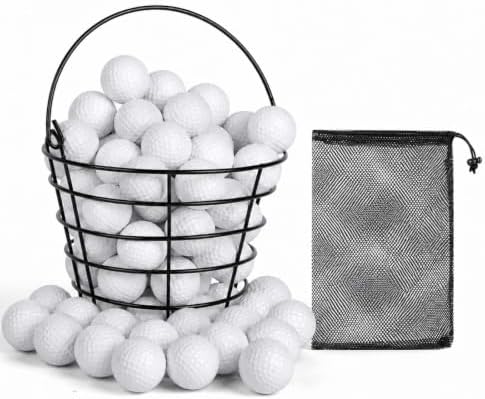 ZenNex 80 Pcs Foam Golf Practice Balls，Lifelike Touch, Durable Construction by Unknown