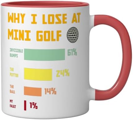 Mini Golf Champion Humor Family Golfers Ceramic Mug - Image 2