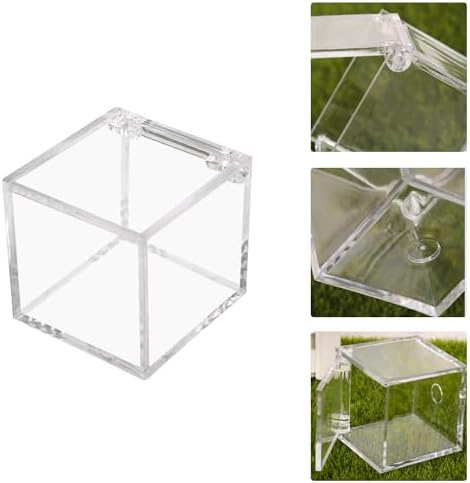 4 PCS Golf Ball Display Case, UV Protected Golf Ball Display Cube, Acrylic Case - Image 3