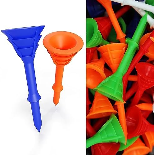 FINGER TEN Golf Tees Plastic 3 1/4 Inch 12/24/60 Pack by FINGERTENSport