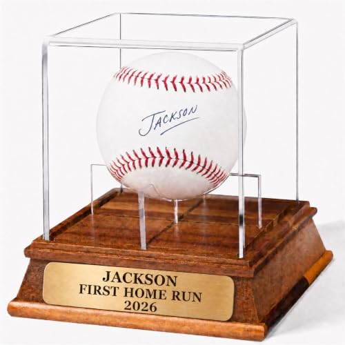 Personalized Baseball Display Case by Unknown