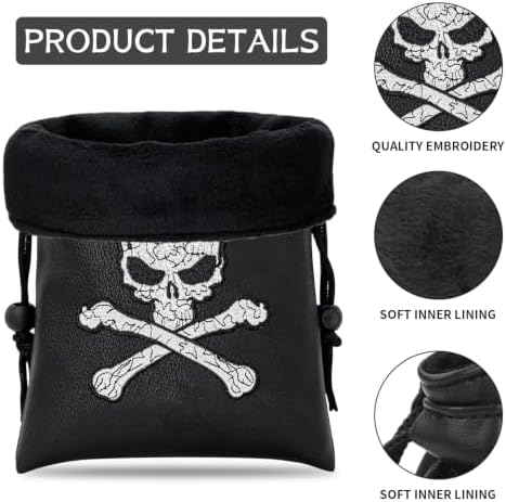 Skull Golf Valuables Pouch Bag - Image 2