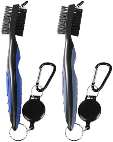 OBTANIM 2 Pack Golf Club Brush Groove Cleaner Tools by OBTANIM