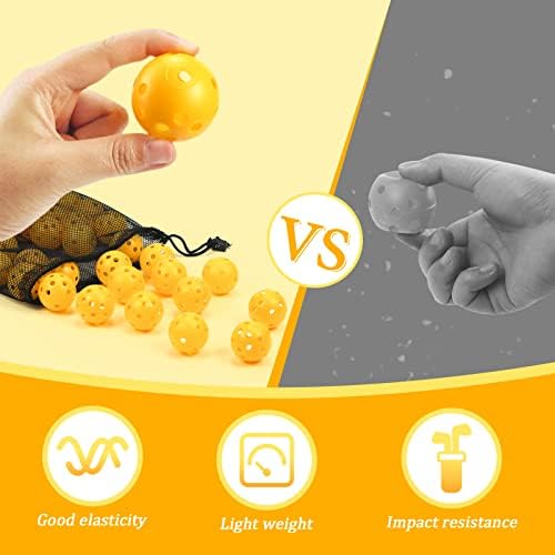Plastic Golf Balls Practice Limited Flight Golf Training Ball Hollow Swing - Image 5