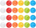 Perforated Plastic Practice Golf Balls 24pcs Hollow PP Training Balls by Kichvoe