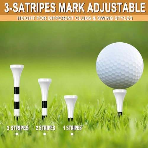 Wooden Golf Tees, 2-3/4" Long Tees Golf 100 Count - Image 5