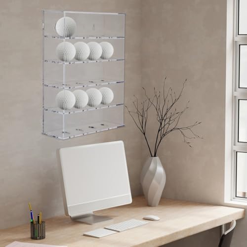 SUPERFINDINGS 1 Set Mountable Golf Ball Holder Golf Ball Collection Acrylic - Image 6