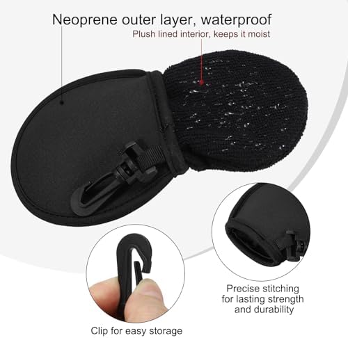 PATIKIL Golf Ball Washer Pouch, Portable Golf Balls Cleaner Pocket Bag - Image 3
