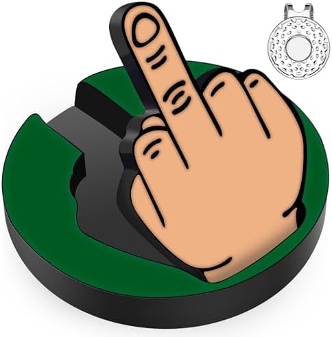 Golf Ball Marker, Middle Finger Ball Marker by LOUSRNMAN
