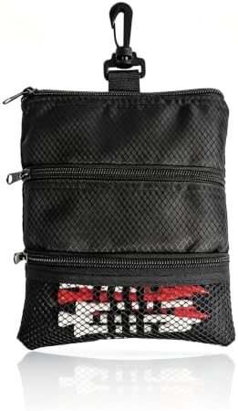 Golf Ball Bag Pouch with 10Pcs Tees, Golf Accessory Kit by Unknown