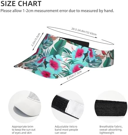Sports Sun Visor Hats Adjustable Men Women Lightweight Packable Cooling Empty - Image 4