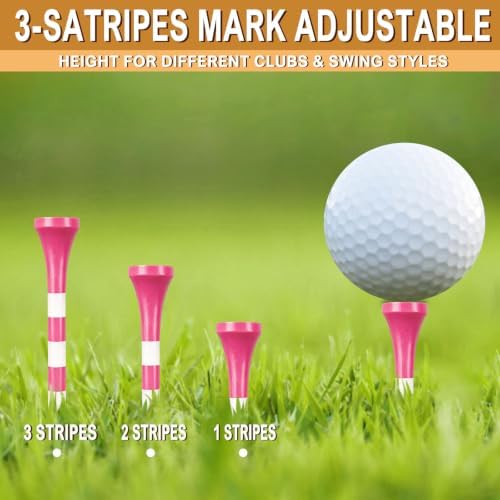 Wooden Golf Tees, 2-3/4" Long Tees Golf 100 Count - Image 5