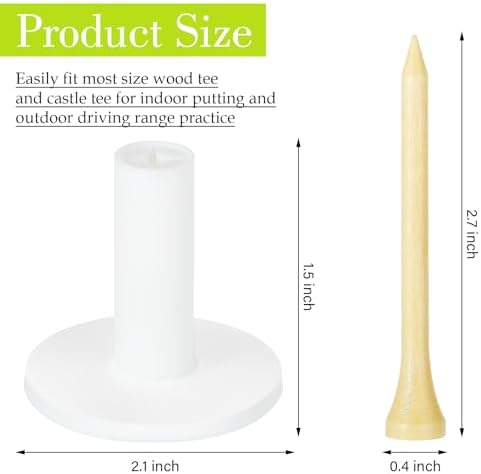 Lemecima 15 Set Golf Rubber Tee Holder Set - Image 2