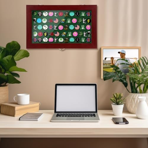 Silipull 40 Golf Ball Marker Display Case Full Magnetic Backing 15.5" W x 9.5" - Image 5