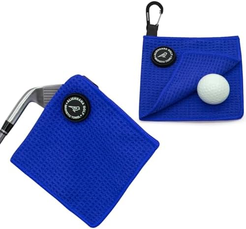 Small Magnetic Golf Towel Golf Gifts Golf Accessories by ALIENNANAGolf