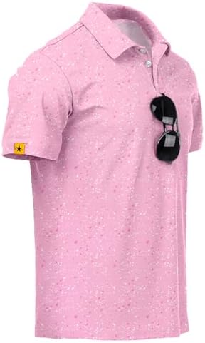 ZITY Mens Golf Polo Shirts Short Sleeve UPF 50+ Moisture Wicking Tshirt by ZITY