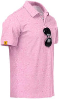ZITY Mens Golf Polo Shirts Short Sleeve UPF 50+ Moisture Wicking Tshirt by ZITY