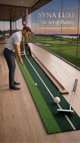 Golf Putting Mat – Practice Putting Green Indoor – Non-Slip Smooth Surface - Image 2