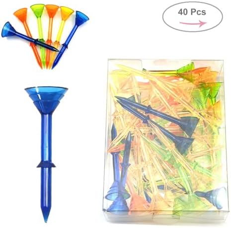 Big Cup Golf Tees & Golf Tees Double Layer Plastic, Mixed Colors - Image 4