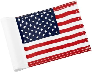 KINGTOP USA Mini Golf Flag, 6 x 8 in, Double-Sided 420D Nylon by KingtopGolf
