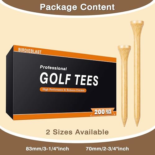 Professional Plastic or Wood or Rubber Golf Tees, Enhanced Durability & - Image 6