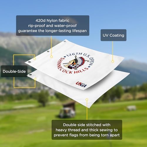 2026 U.S. Tour Embroidered Golf Flag, 14 x 20 in - Image 3